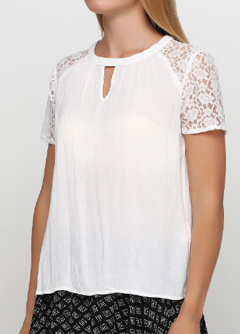 Белая летняя блуза Jacqueline de Yong
