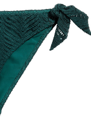 Темно-зеленые купальные трусики-плавки H&M