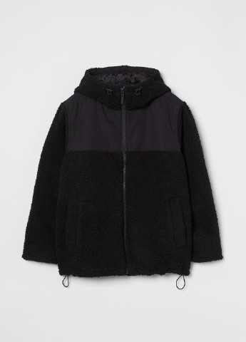 Чорна демісезонна куртка H&M