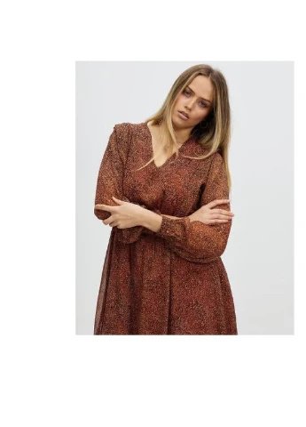 Коричневое платье Only