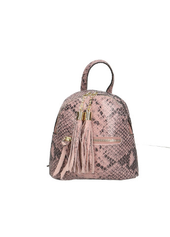 Рюкзак Italian Bags однотонная розовая кэжуал