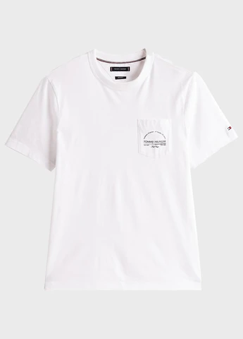 Біла футболка Tommy Hilfiger