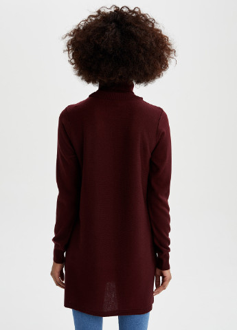 Бордовый демисезонный свитер DeFacto