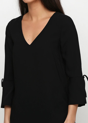 Чорна кежуал сукня а-силует H&M однотонна