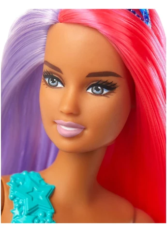 Лялька-русалка Barbie Dreamtopia Mermaid Барбі Дрімтопія з бірюзово-блакитним волоссям (GJK09) Mattel (255665517)