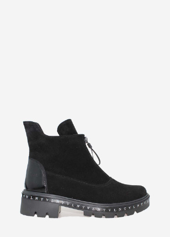 Осенние ботинки re764-11 черный Emilio из натуральной замши