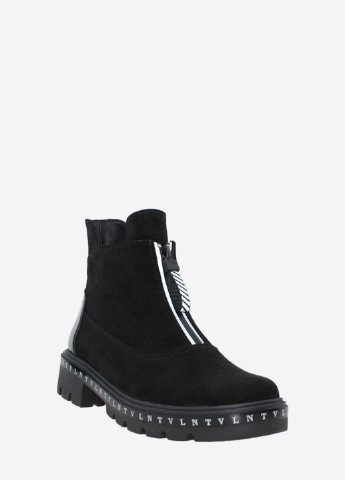 Осенние ботинки re764-11 черный Emilio из натуральной замши