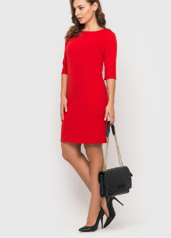 Червона вечірня вечірня сукня футляр BeART однотонна