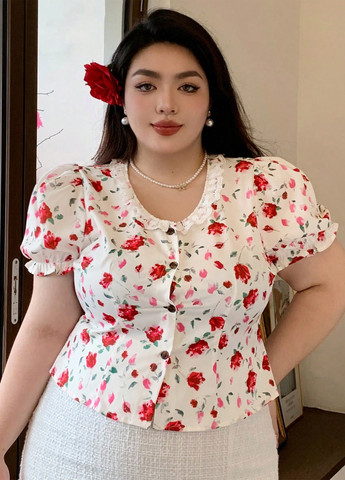 Белая блуза SHEIN