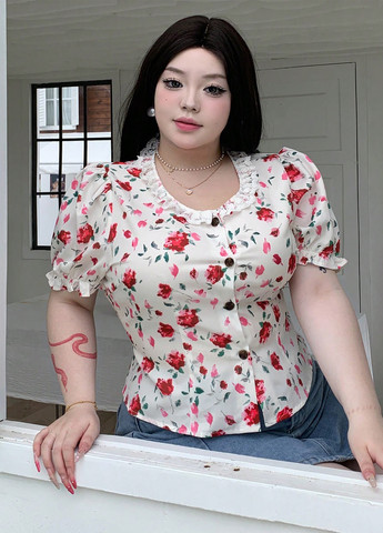 Белая блуза SHEIN