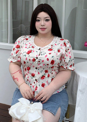 Белая блуза SHEIN