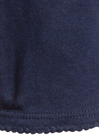Капри H&M однотонные тёмно-синие кэжуалы хлопок