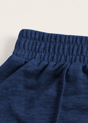 Темно-синяя кэжуал меланж юбка SHEIN а-силуэта (трапеция)