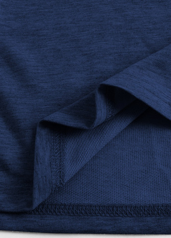 Темно-синяя кэжуал меланж юбка SHEIN а-силуэта (трапеция)