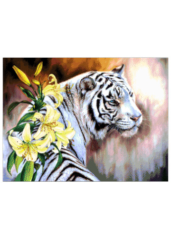 Набор для вышивания бисером Бенгальский тигр 64х48 см Александра Токарева (252253767)