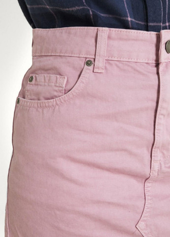Розовая кэжуал однотонная юбка Roxy карандаш