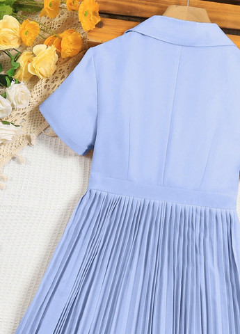 Светло-голубое платье SHEIN (317185667)