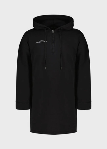 Чорна кежуал сукня сукня-худі Replay з написами