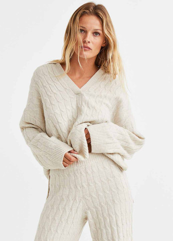 Кремовий демісезонний светр H&M