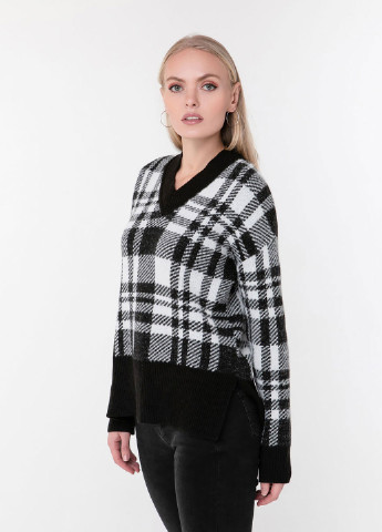 Чорно-білий демісезонний пуловер пуловер Sewel