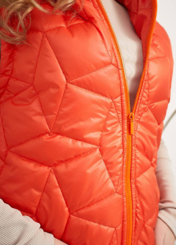 Женский жилет-сюртук удлиненнй терракотового цвета р.62/64 356848 New Trend (256163427)