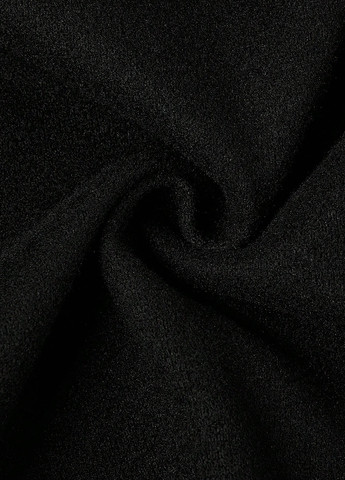 Чорне Кежуал напівпальто двобортне SHEIN однотонне