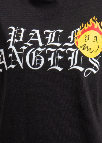 Черная всесезон черная футболка с логотипом Palm Angels
