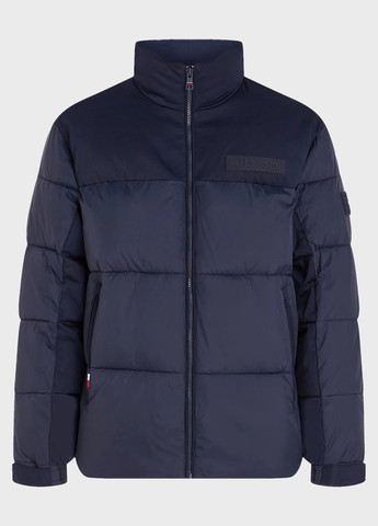 Темно-синяя зимняя куртка Tommy Hilfiger