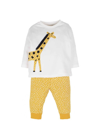 Жовта всесезон піжама idilbaby mamino з жирафом 14674 Idil Baby Mamino