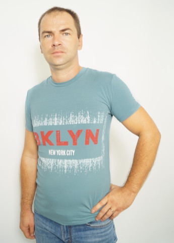 Блакитна футболка доросла чоловіча NEL