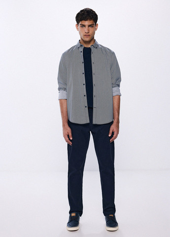 Цветная классическая, кэжуал рубашка с геометрическим узором Springfield