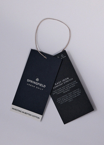 Цветная классическая, кэжуал рубашка с геометрическим узором Springfield