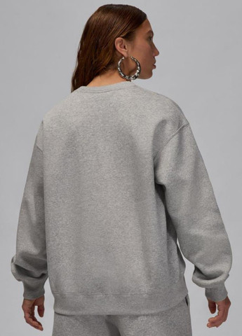 Сірий світшот fv7074-063 Jordan меланж вишивка (328004746)