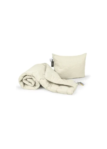 Ковдра MirSon Набір бавовняний №1707 Eco Light Creamy Ковдра 140х205+ поду (2200002656214) No Brand (254007988)