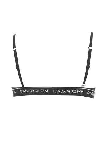 Чёрный бралетт бюстгальтер Calvin Klein без косточек хлопок
