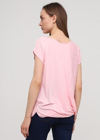 Розовая летняя футболка Gap