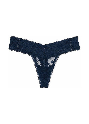 Темно-синий демисезонный комплект (бюстгальтер, трусики) Victoria's Secret