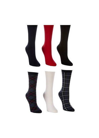 Комбіновані шкарпетки (6 пар) Ralph Lauren геометричні (333008533)