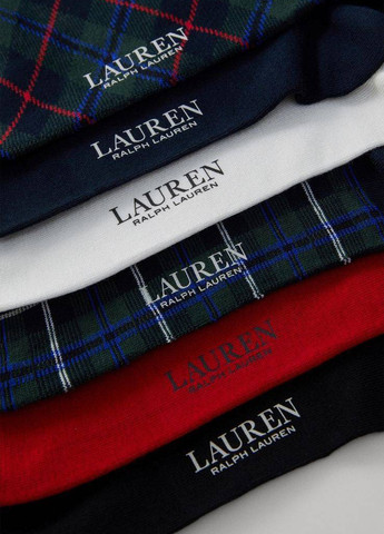 Комбіновані шкарпетки (6 пар) Ralph Lauren геометричні (333008533)