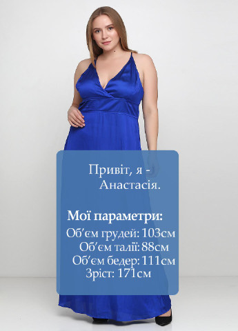 Светло-синее кэжуал платье с открытой спиной, клеш H&M однотонное