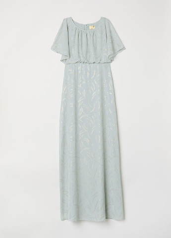 Світло-бірюзова кежуал плаття в грецькому стилі H&M з малюнком