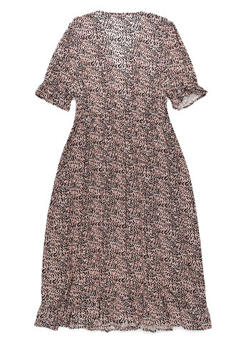 Рожева кежуал сукня на запах Dorothy Perkins з абстрактним візерунком