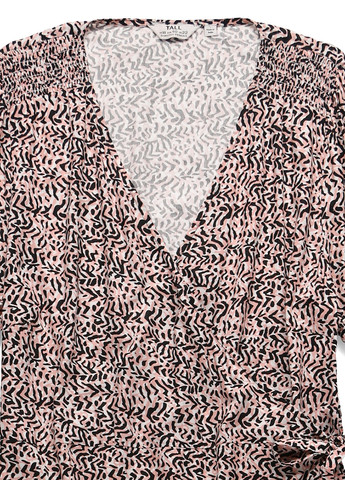 Рожева кежуал сукня на запах Dorothy Perkins з абстрактним візерунком