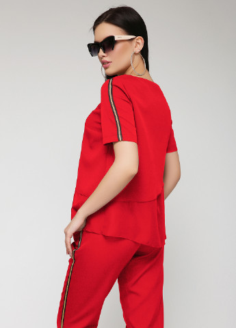 Красная летняя блуза TessDress