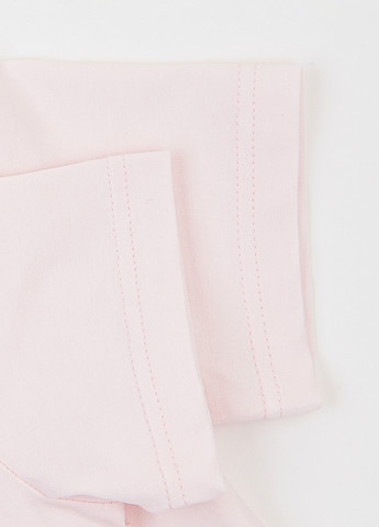 Розовая летняя футболка Garnamama