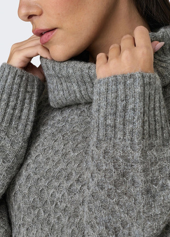 Сіра кежуал сукня сукня светр Only меланжева