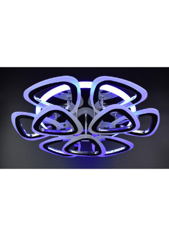 Люстра стельова LED з пультом A2502/6+3S-RGB-ch Хром 11х57х57 см. Sunnysky (253122189)