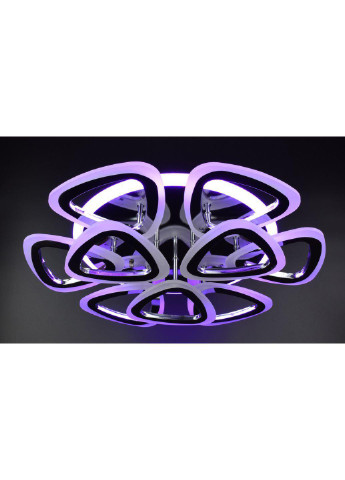 Люстра стельова LED з пультом A2502/6+3S-RGB-ch Хром 11х57х57 см. Sunnysky (253122189)