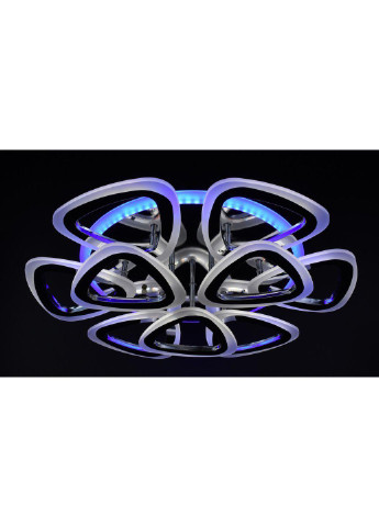 Люстра стельова LED з пультом A2502/6+3S-RGB-ch Хром 11х57х57 см. Sunnysky (253122189)
