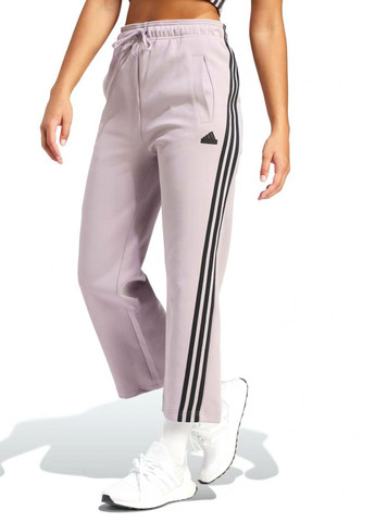 Розовые спортивные демисезонные прямые брюки adidas